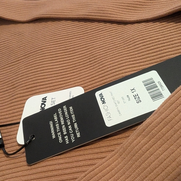 Sexy Tan Women's Pant Set - Picture 2 of 3